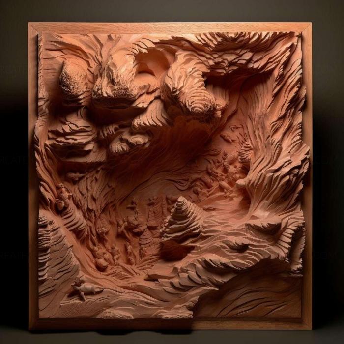 نموذج ثلاثي الأبعاد لآلة CNC 3D Art 